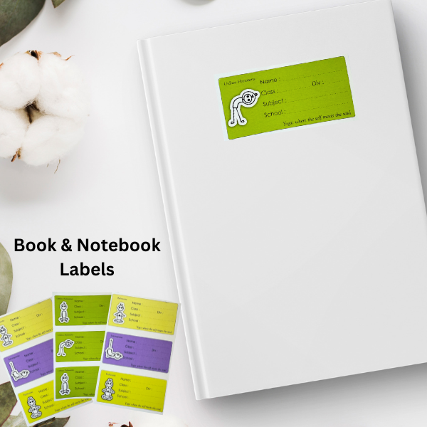 Book & Notebook Label Stickers – Pack of 30
