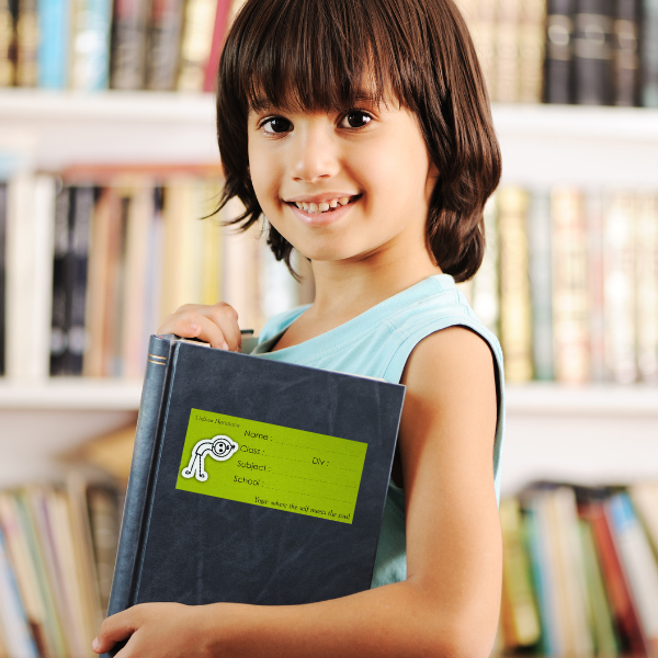 Book & Notebook Label Stickers – Pack of 30