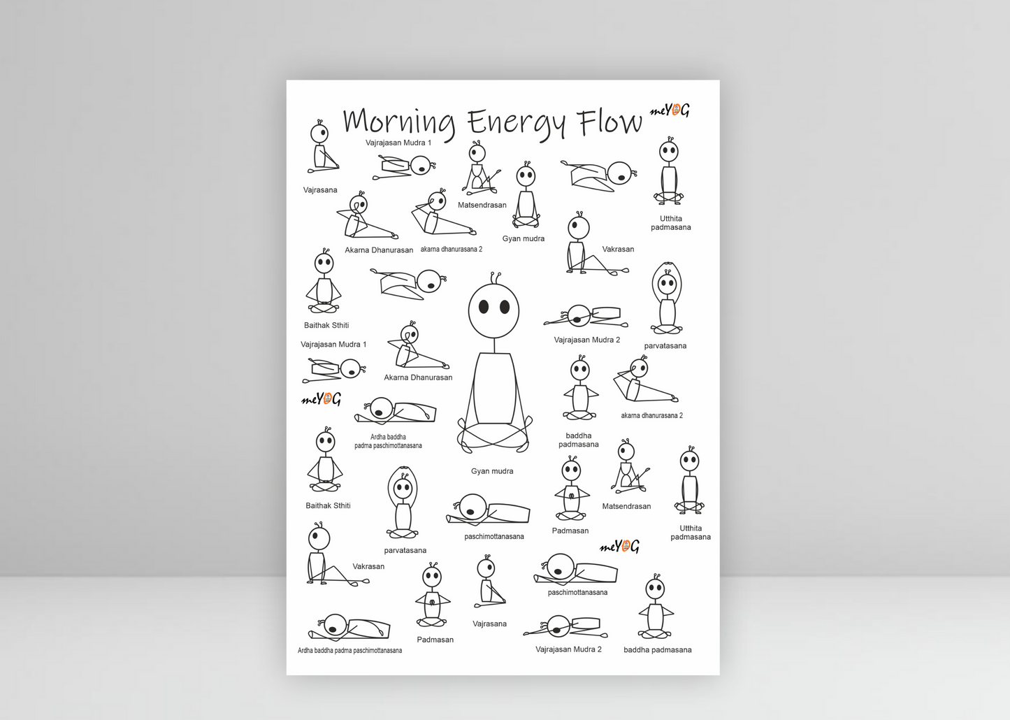 Morning Flow Stickers - set of 3